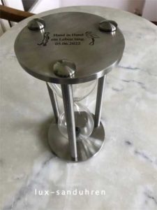 Sanduhr Sonderanfertigung